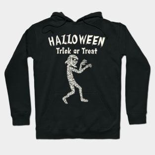 Mummy Halloween Trick Or Treat Hoodie